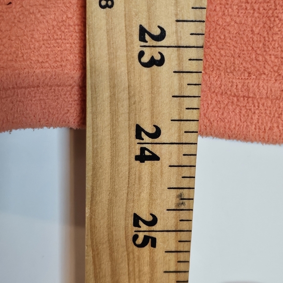 The North Face Glacier 1/4 Zip Fleece Pullover Wmns Medium Tropical Coral #A7YP - Picture 7 of 11